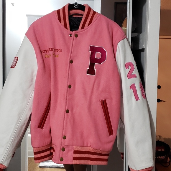 VICTORIA'S  SECRET PINK VARSITY JACKET - Picture 5 of 6